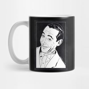 PEE WEE HERMAN (Black and White) Mug